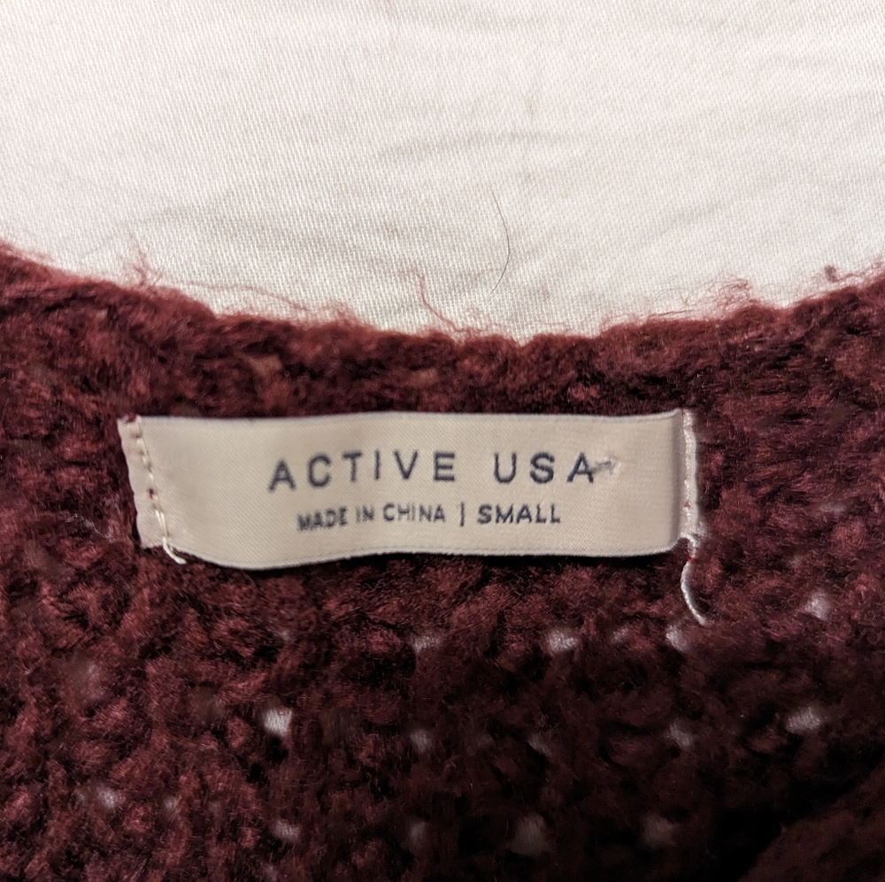 Purple women's sweater